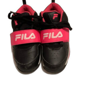 Fila Black and Pink Sneakers